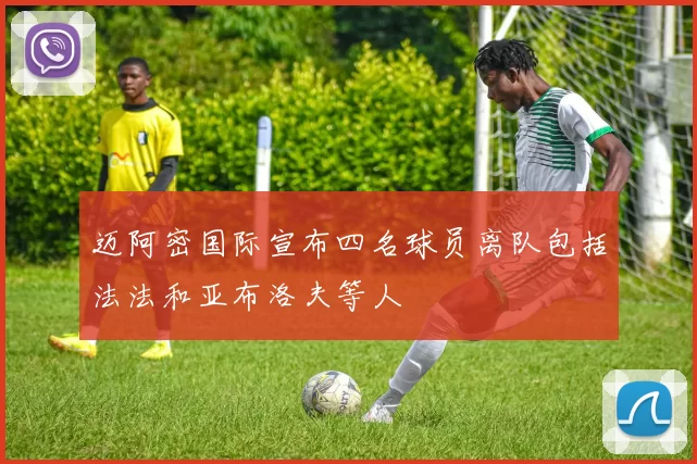 迈阿密国际宣布四名球员离队包括法法和亚布洛夫等人